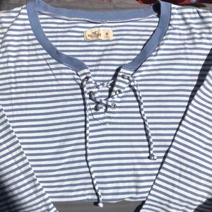 Hollister cropped long sleeve